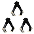 3Pairs Men'S Grip Soccer Socks Non Skid anti Slip Socks for Football Basketball Athletic Sports